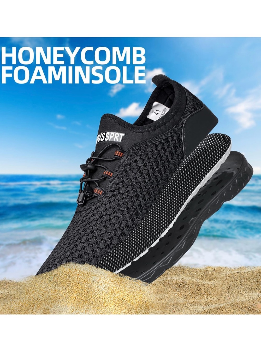 DOUSSPRT Men's Water Shoes Quick Drying Sports Aqua Shoes - Picture 6 of 12